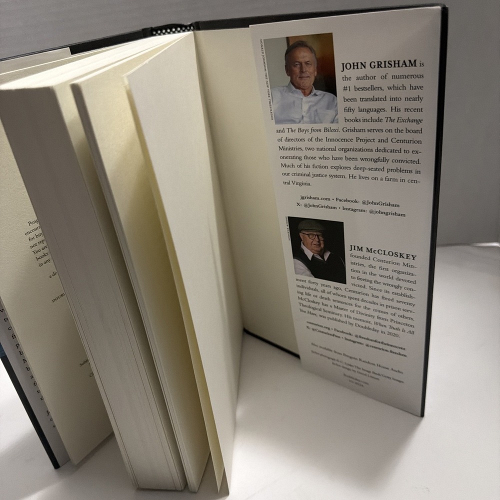 Framed John Grisham Jim McCloskey Hardcover First Edition True Crime 2024 - Picture 8 of 10